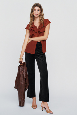FRAME Le Sleek High Rise Straight Leg Jeans by Anthropologie