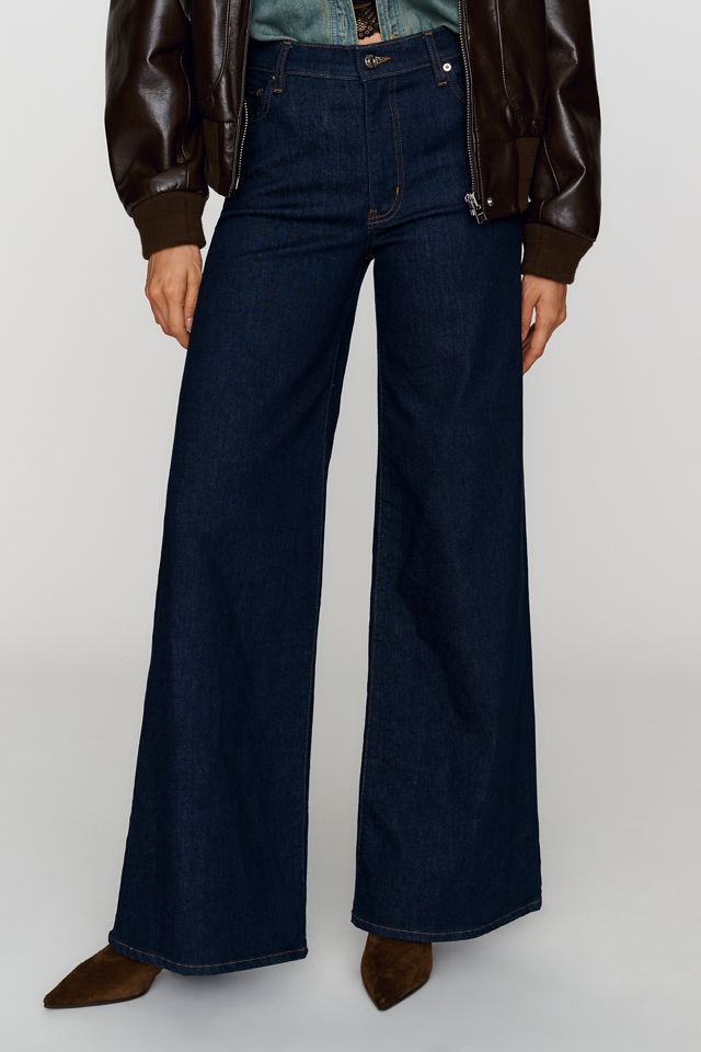 FRAME The Palace High-Rise Wide-Leg Jeans #1