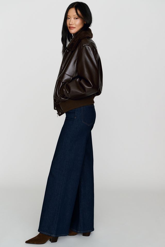 FRAME The Palace High-Rise Wide-Leg Jeans #3