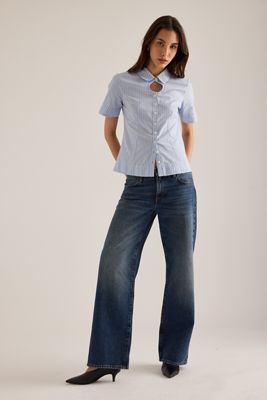 Jeans FRAME The Saturday a Vita-Bassa e Gamba-Dritta