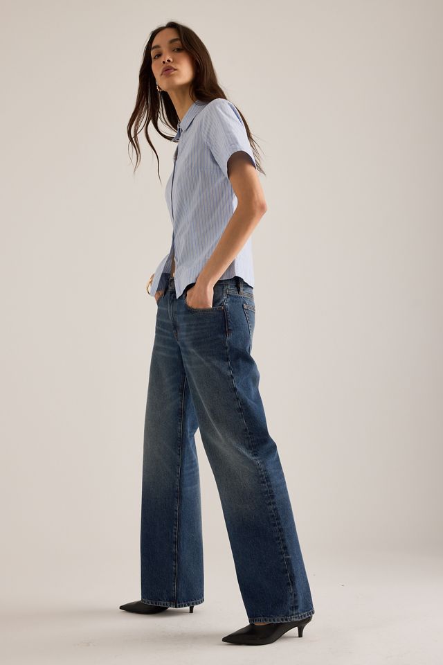 FRAME Jeans de Pierna Recta de Tiro Bajo The Saturday #2