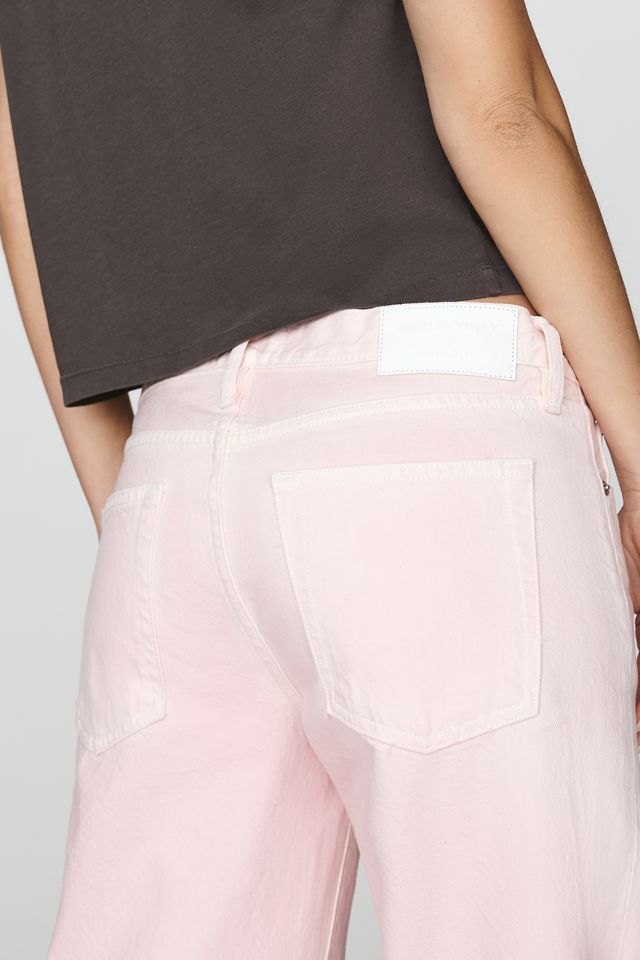 FRAME The Gray Low-Rise Wide-Leg Cotton Jeans #4