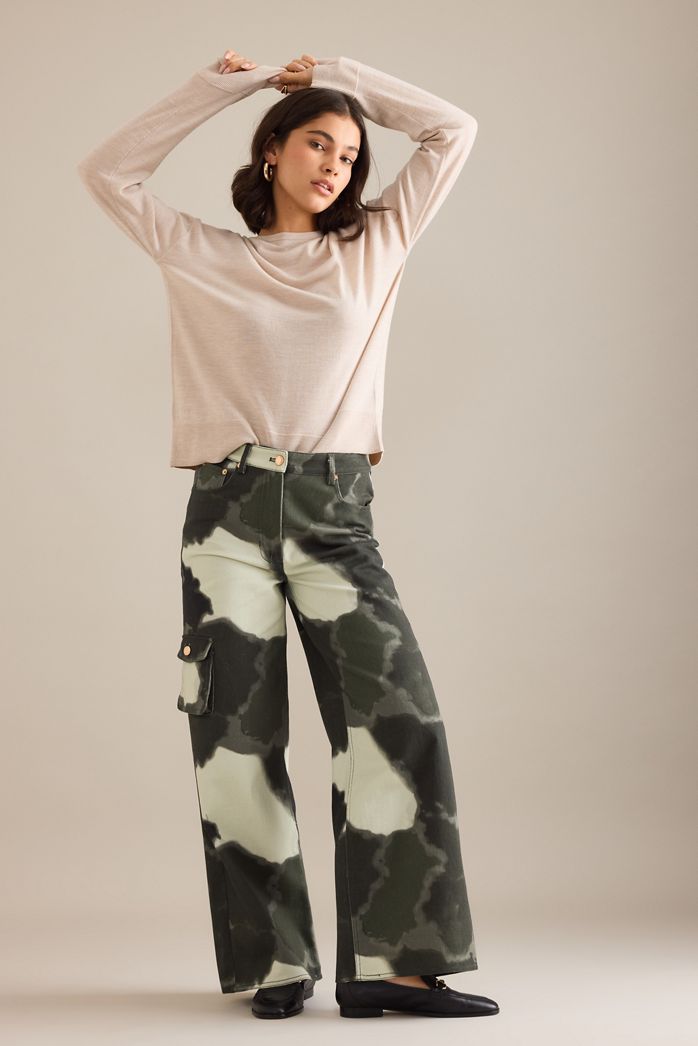 HELMSTEDT Enya Tie-Dye Cargo Jeans