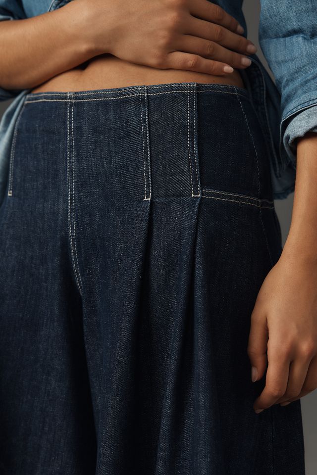 Pilcro Circle High-Rise Cropped Wide-Leg Jeans #2