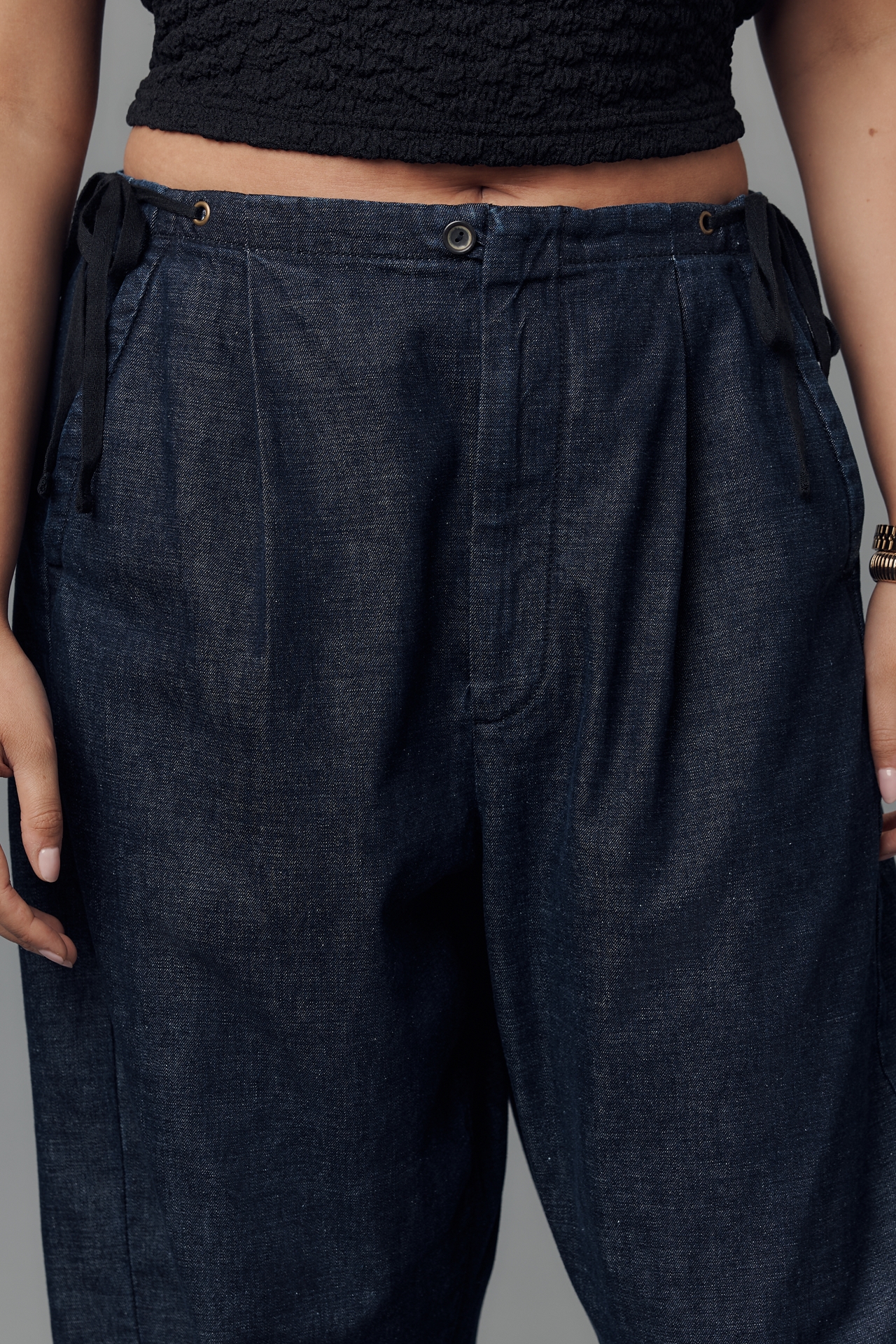 Pilcro Mid-Rise Pull-On Jogger Jeans