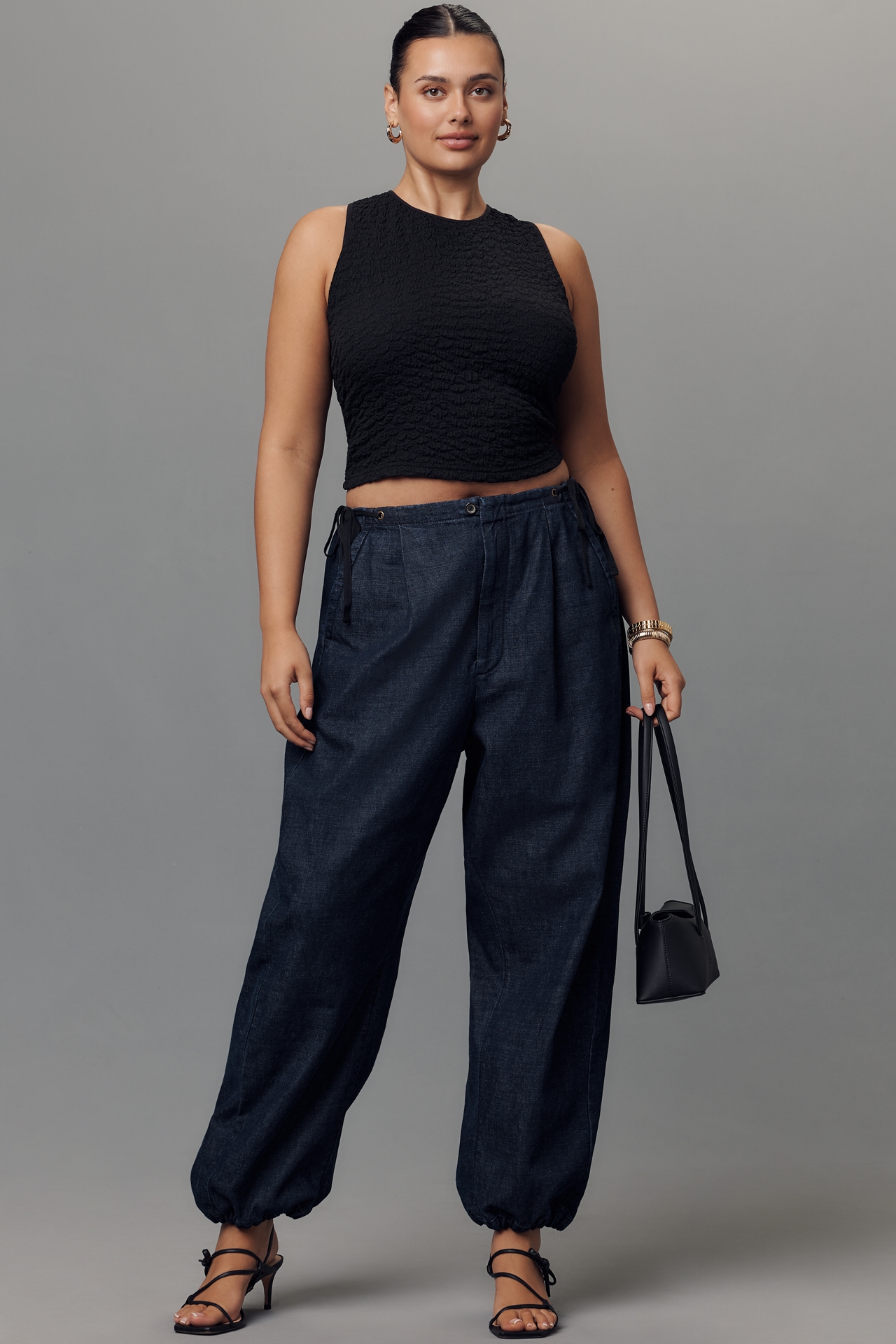 Pilcro Mid-Rise Pull-On Jogger Jeans