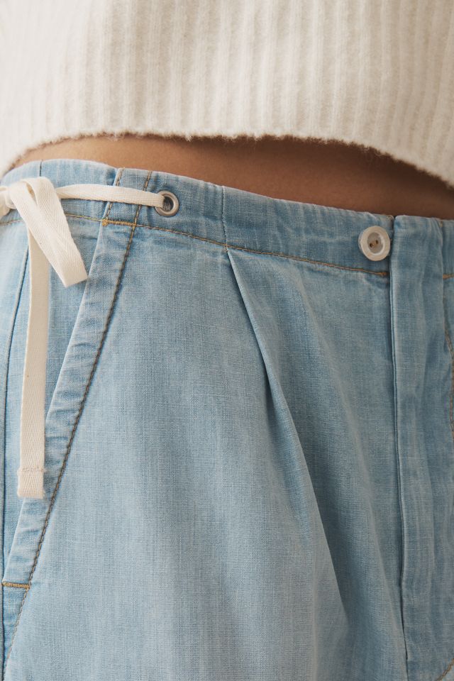 Pilcro High-Rise Denim Joggers #4
