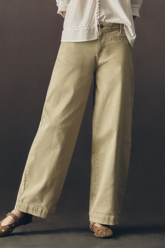 Jeans Slouch Affusolati a Vita Alta Maeve #1