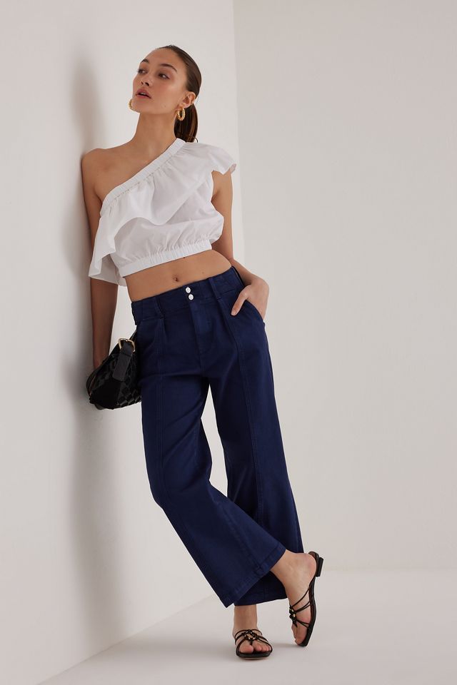 Paige Brooklyn Verkürzte Weite-Bein Jeans #3