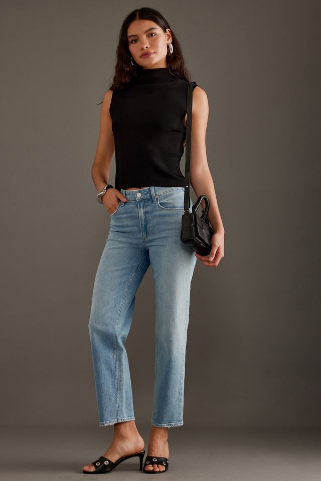 PAIGE Sarah Jeans Dritti a Vita Media #3