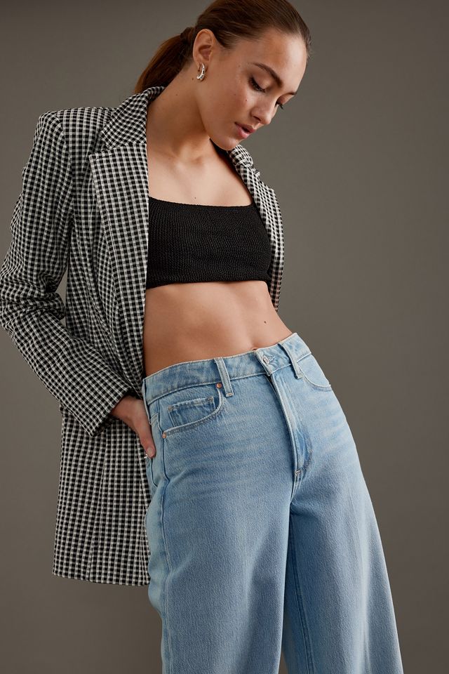 Jeans PAIGE Harper Taille Haute Jambes Larges #1
