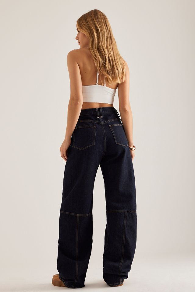 Jeans de Trabajo PAIGE Arellia de Pierna Barril #1
