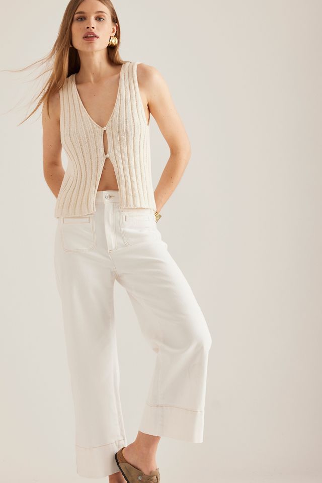 PAIGE Anessa Wide-Leg Jeans #4