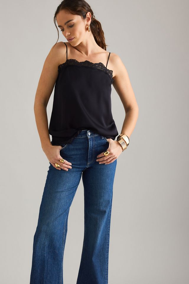 Jeans a Gamba Larga a Vita Alta PAIGE Leenah #6