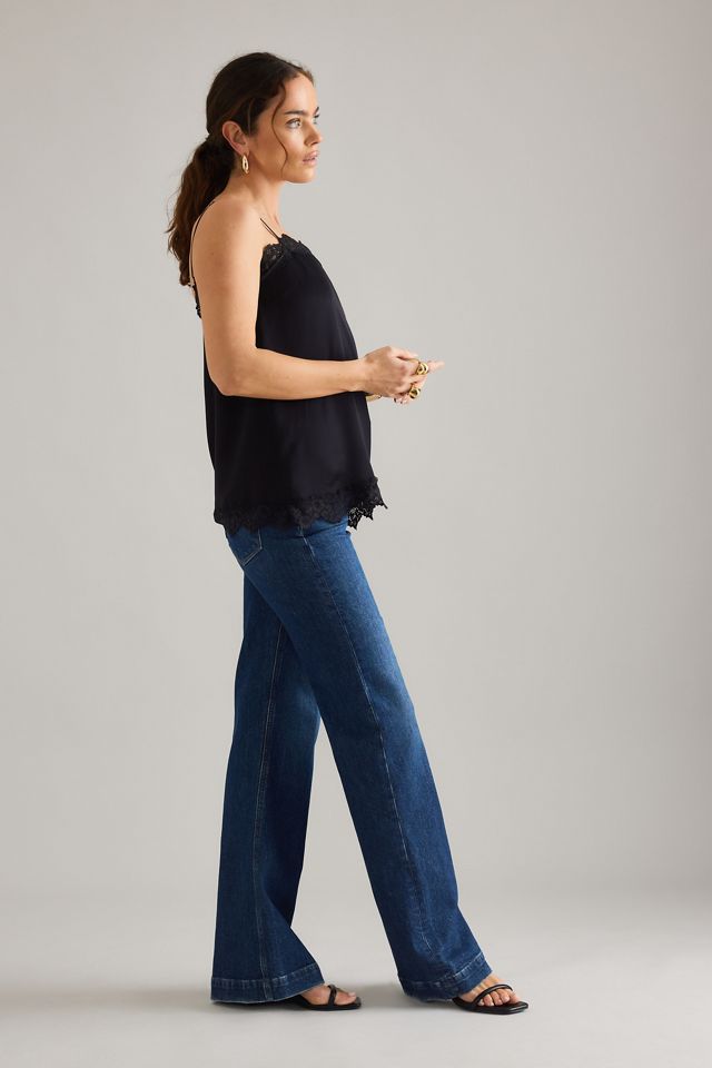 Jeans a Gamba Larga a Vita Alta PAIGE Leenah #7
