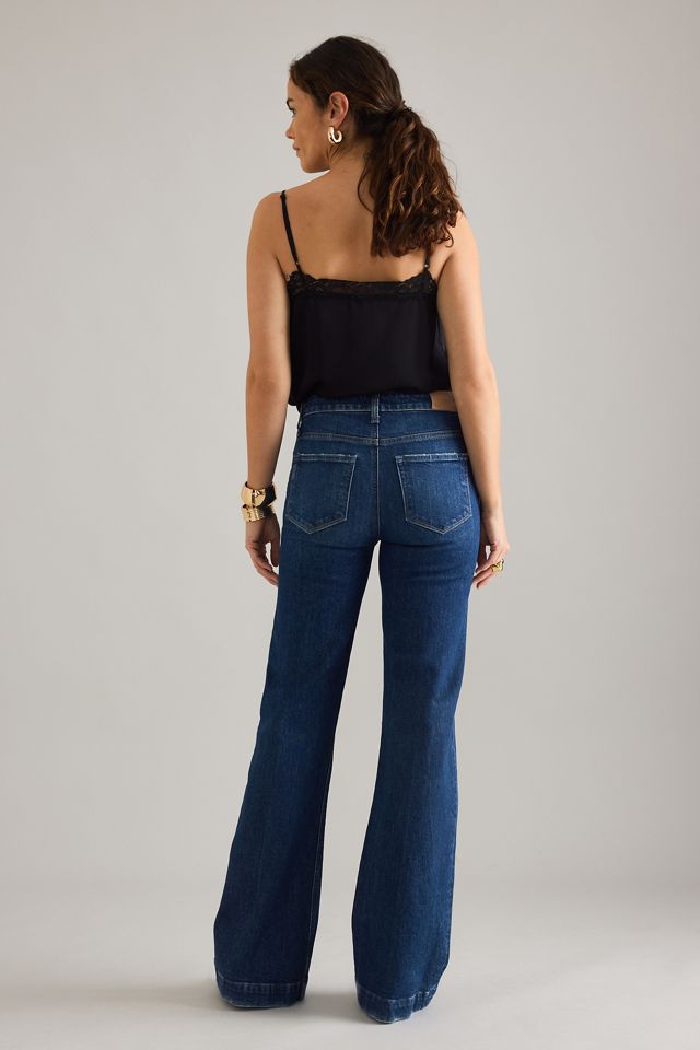 Jeans a Gamba Larga a Vita Alta PAIGE Leenah #4