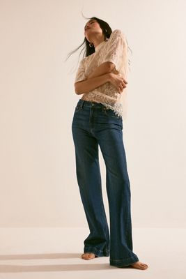 Jeans évasés taille haute Leenah PAIGE