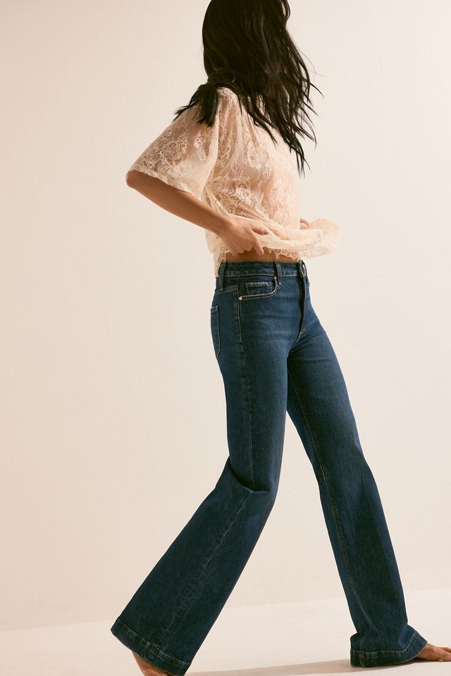 Jeans a Gamba Larga a Vita Alta PAIGE Leenah #2