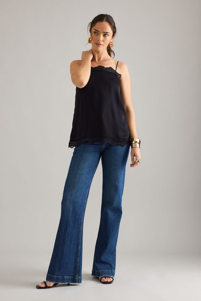Jeans a Gamba Larga a Vita Alta PAIGE Leenah #5