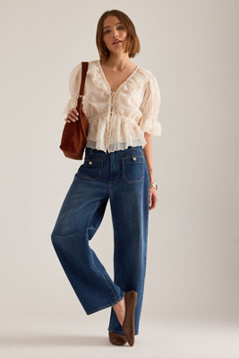 PAIGE Ariella High-Rise Barrel Jeans