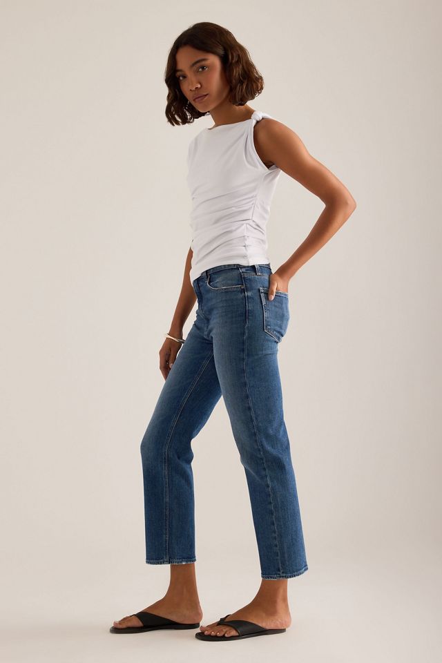 PAIGE Stevie Ankle High-Rise Straight-Leg Jeans  #2