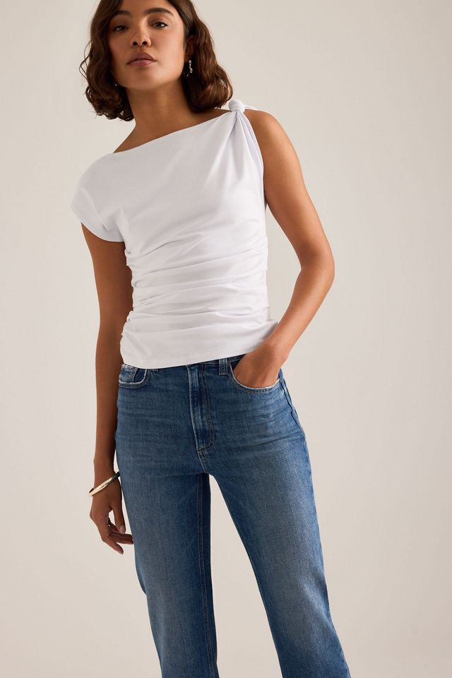 PAIGE Stevie Ankle High-Rise Straight-Leg Jeans  #3