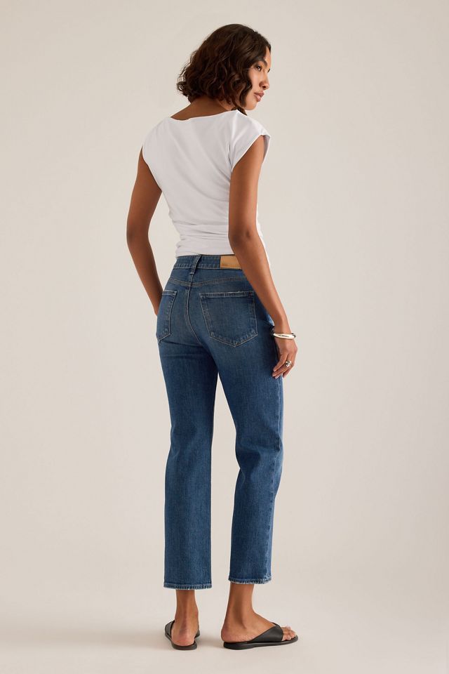 PAIGE Stevie Ankle High-Rise Straight-Leg Jeans  #5