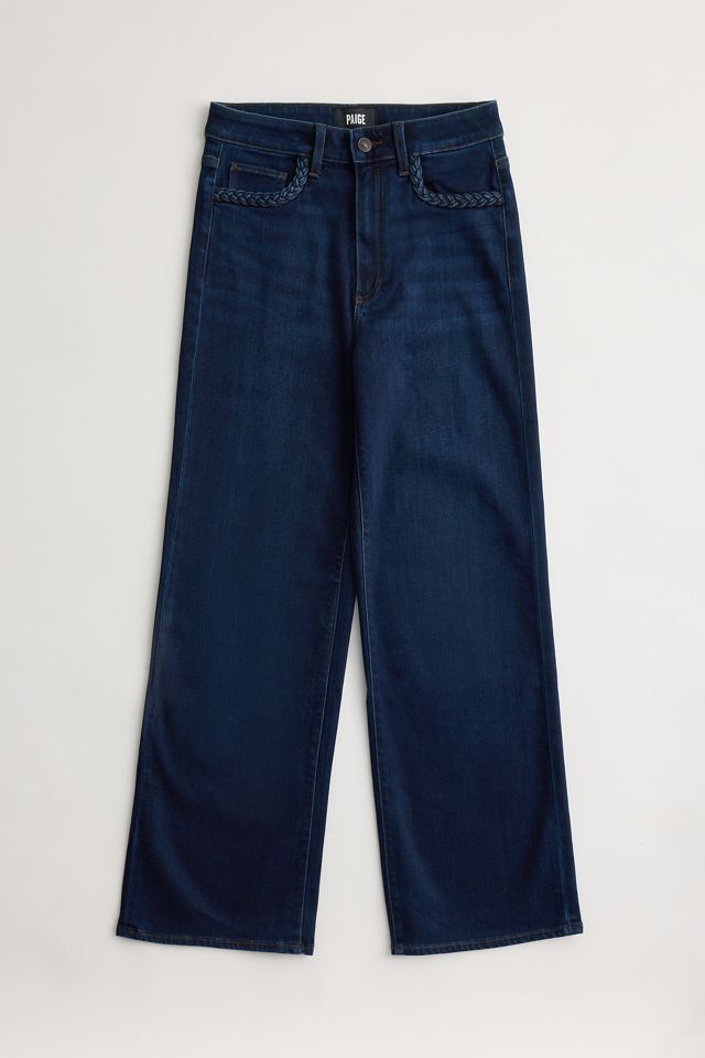 PAIGE Anessa 31" Wide Leg Jeans #5