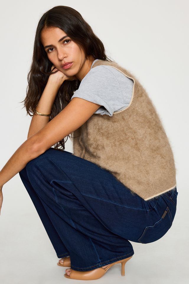 PAIGE Anessa 31" Wide Leg Jeans #1