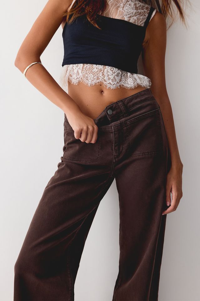 Jeans a Gamba Larga con Carré Frontale Anessa PAIGE #1