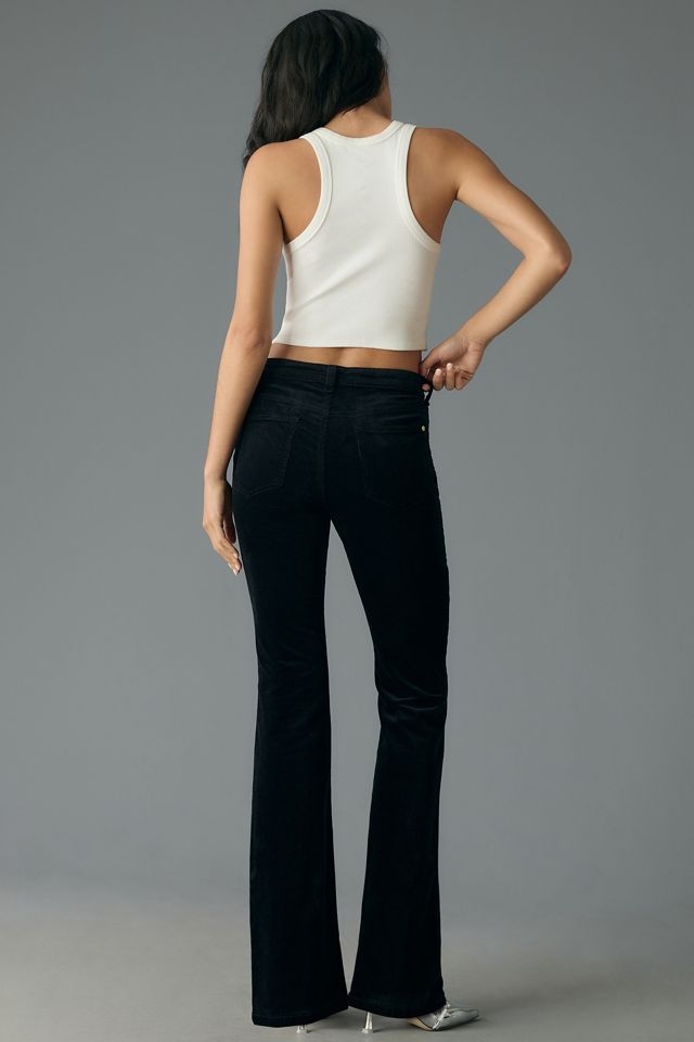The Icon Low-Rise Corduroy Chop Pocket Flare Jeans by Pilcro #4