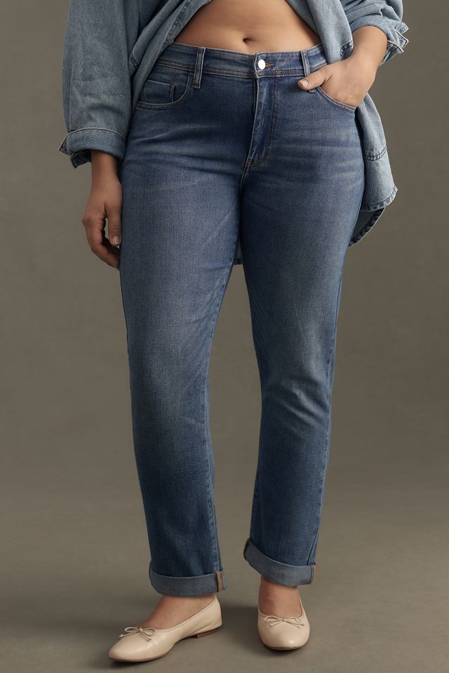The Slim Boyfriend Mid-Rise Relaxed Jeans by Pilcro #5