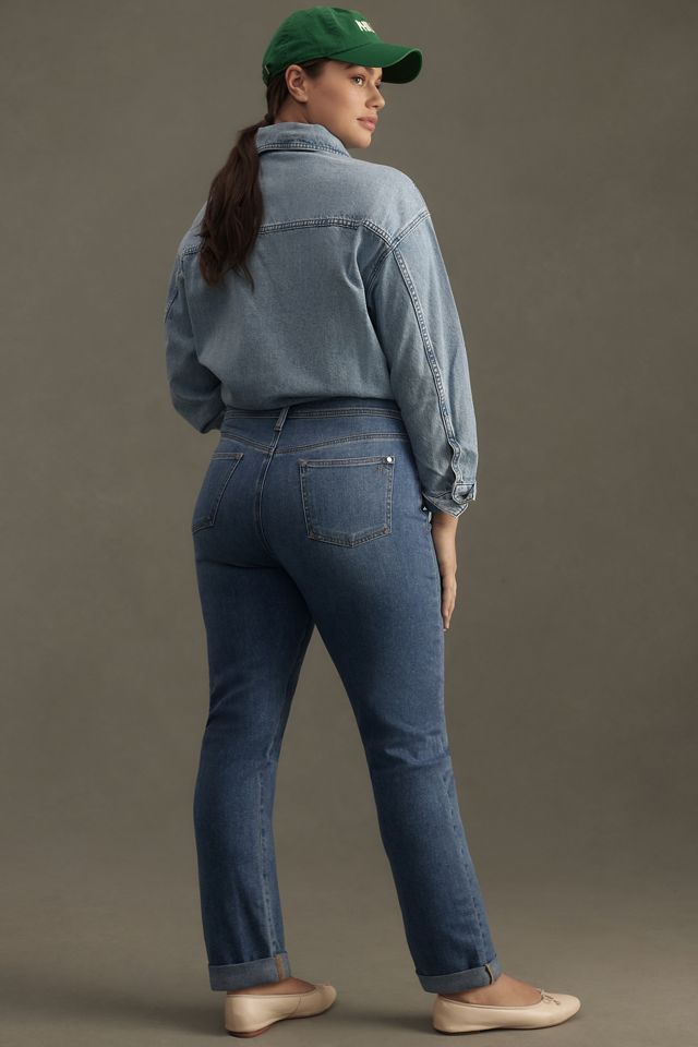The Slim Boyfriend Mid-Rise Relaxed Jeans by Pilcro #6