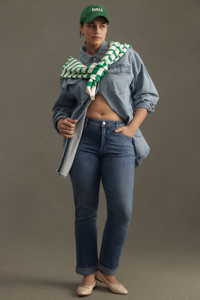 The Slim Boyfriend Mid-Rise Relaxed Jeans by Pilcro #4