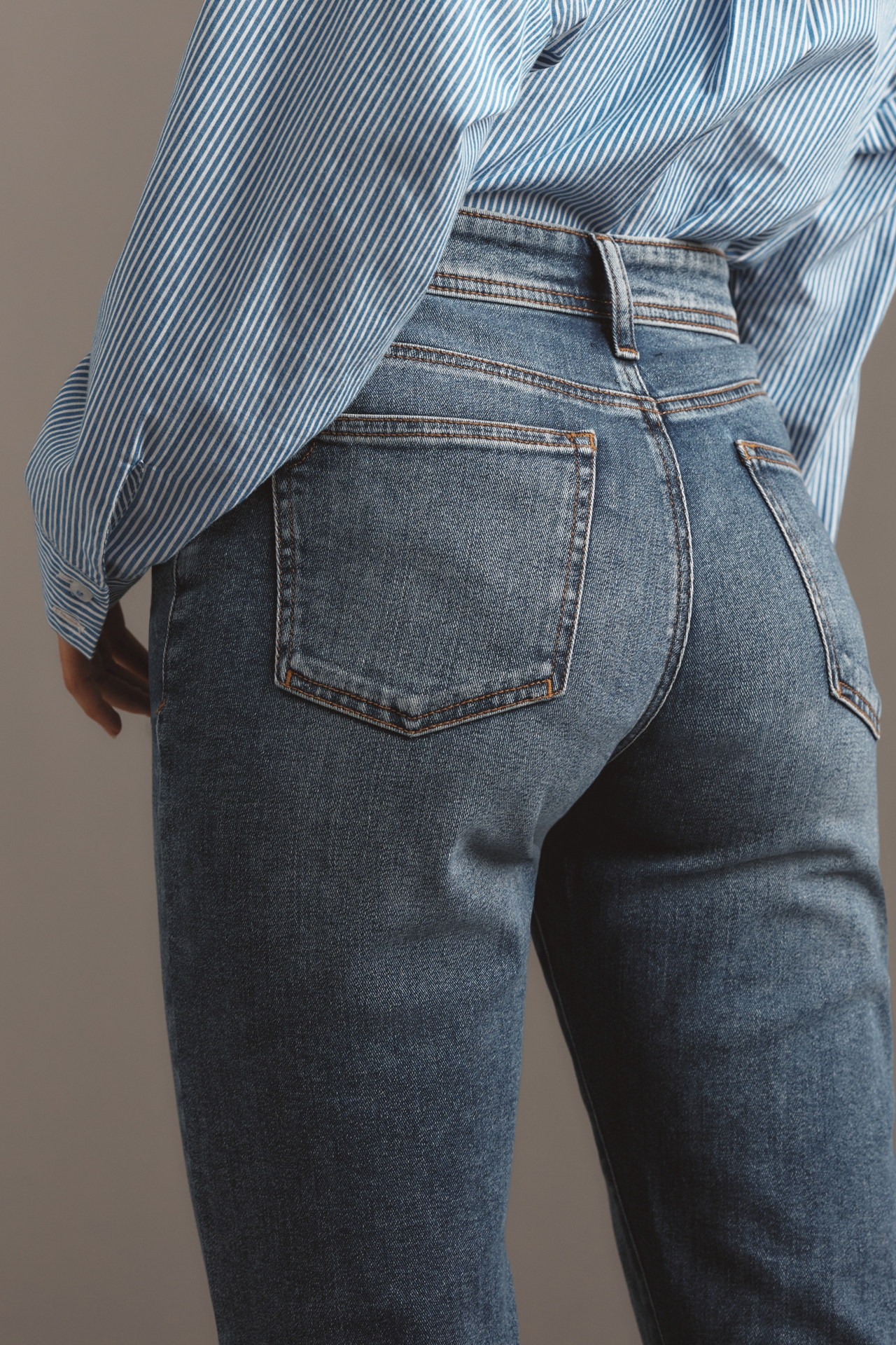 The Slim Boyfriend Mid-Rise Relaxed Jeans by Pilcro