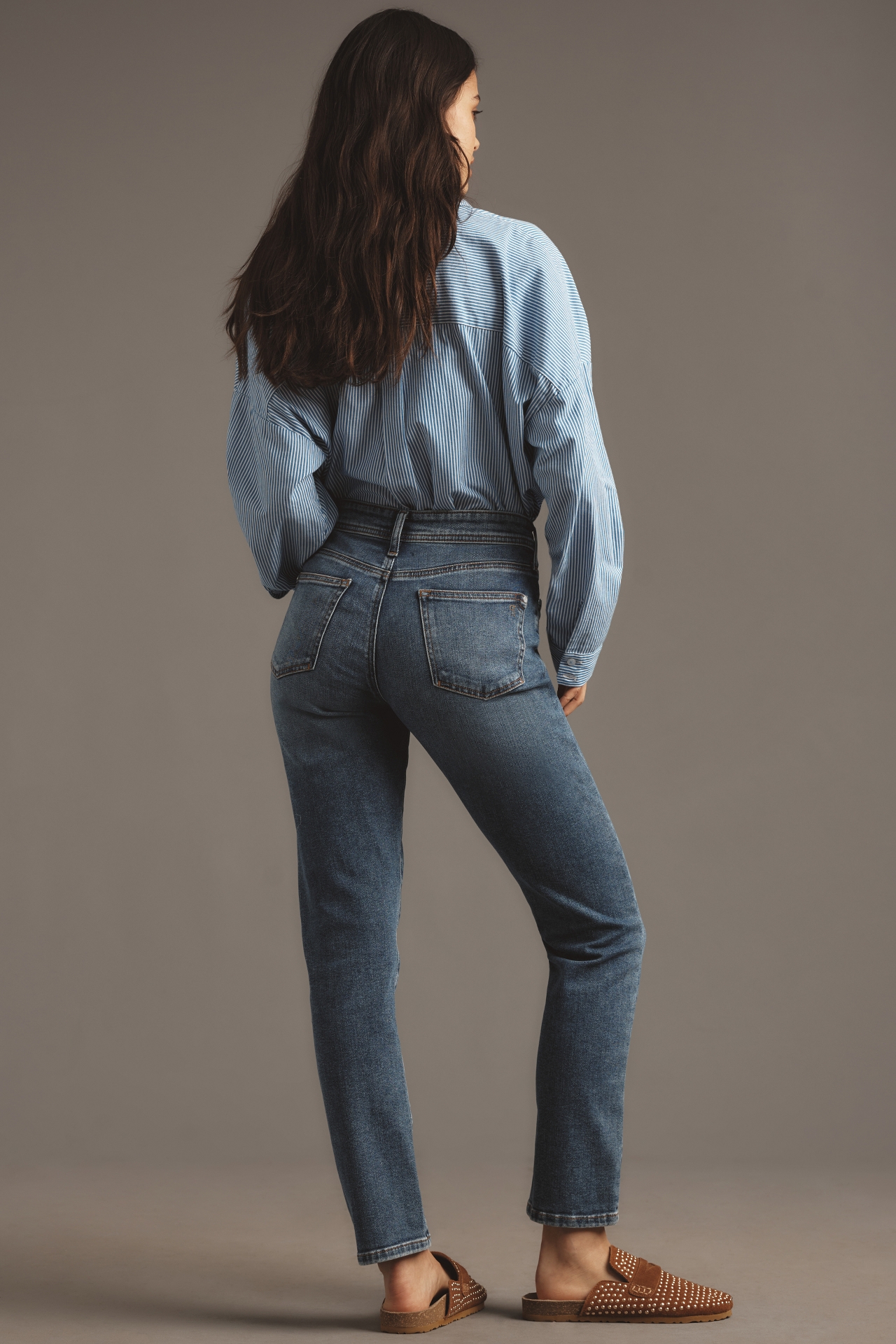 The Slim Boyfriend Mid-Rise Relaxed Jeans by Pilcro