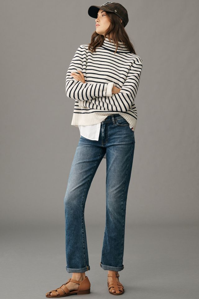 Pilcro Slim Boyfriend Mid-Rise Relaxed Jeans | Anthropologie