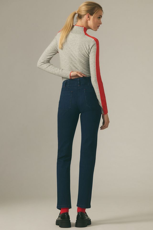 Maeve Junie High-Rise Slim-Leg Jeans #2