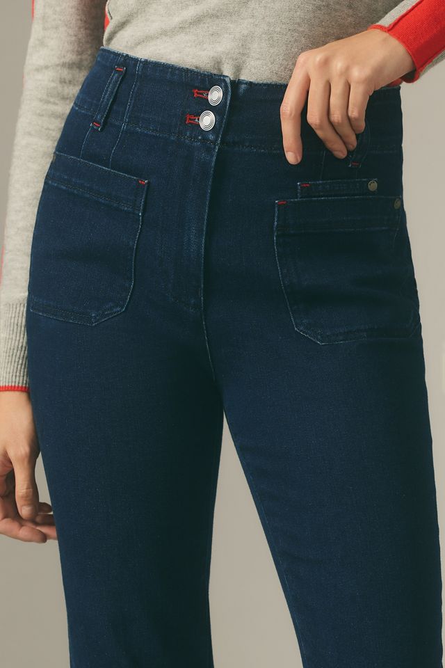 Maeve Junie High-Rise Slim-Leg Jeans #3