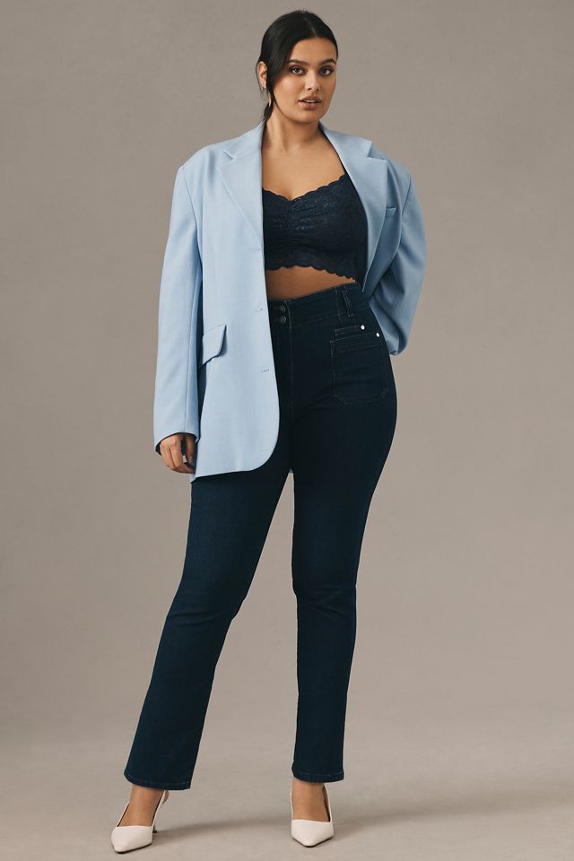 Maeve Junie High-Rise Slim-Leg Jeans #4