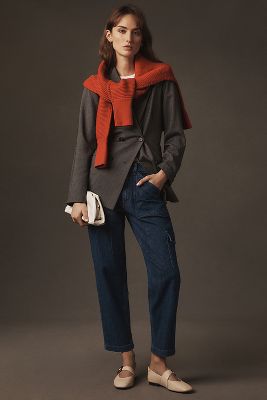 Pilcro Mid-Rise Slim Straight-Leg Jeans
