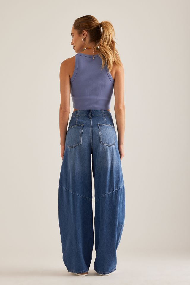 Jeans Barrel de Largo Completo Pilcro Cónicos #1