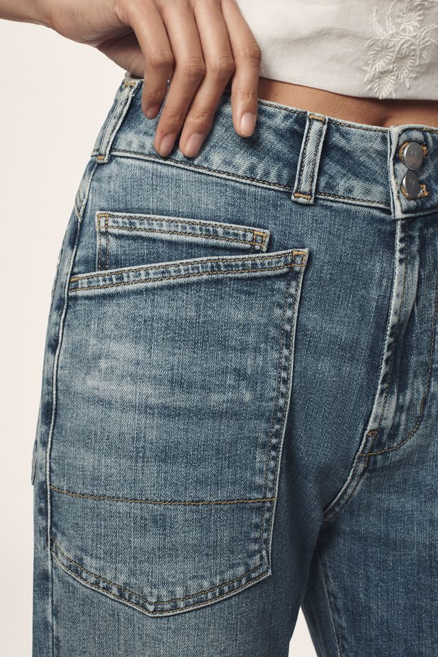 The Wanderer Mid-Rise Relaxed Jeans by Pilcro #6