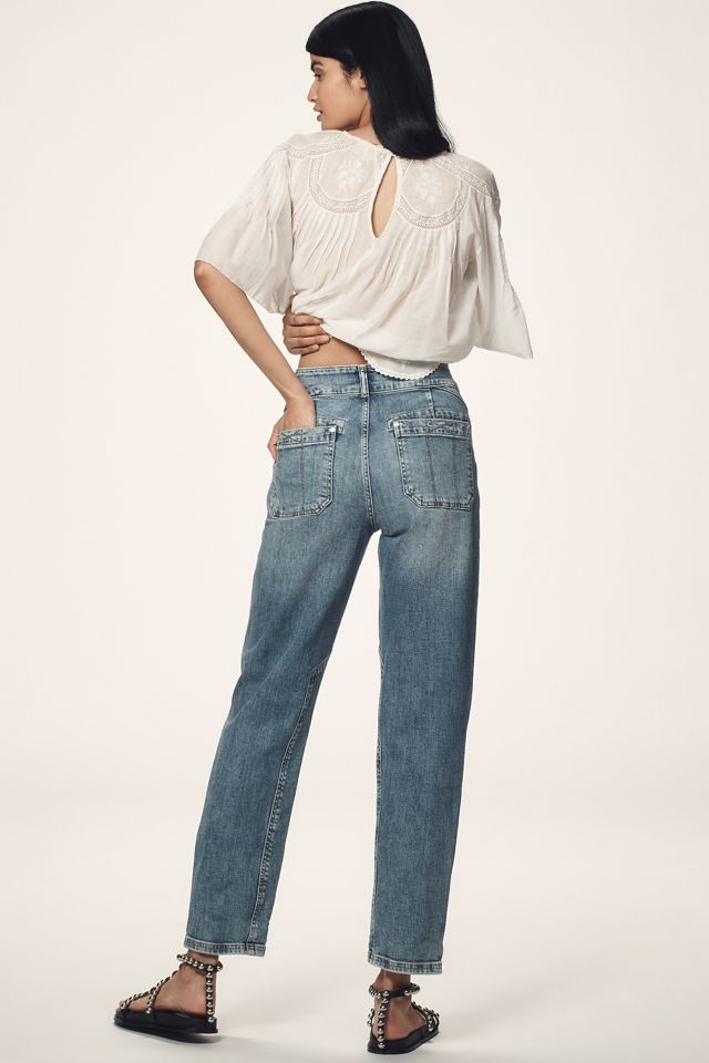 The Wanderer Mid-Rise Relaxed Jeans by Pilcro #7