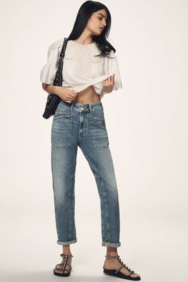 The Wanderer Mid-Rise Relaxed Jeans by Pilcro