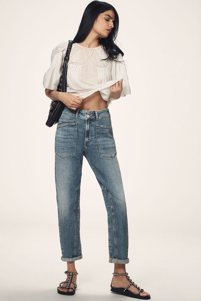 The Wanderer Mid-Rise Relaxed-Leg Jeans | Anthropologie