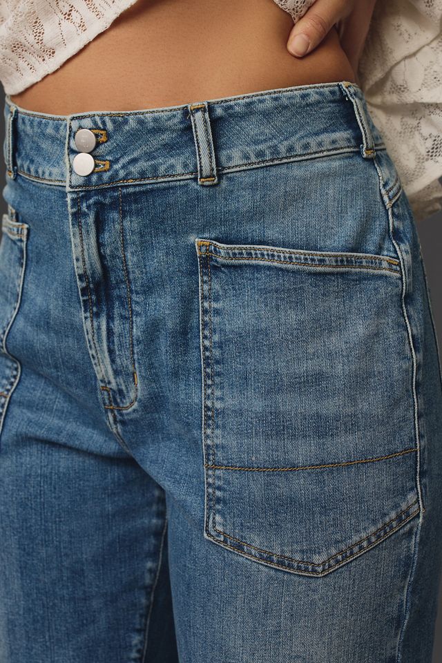 The Wanderer Mid-Rise Relaxed Jeans by Pilcro #9