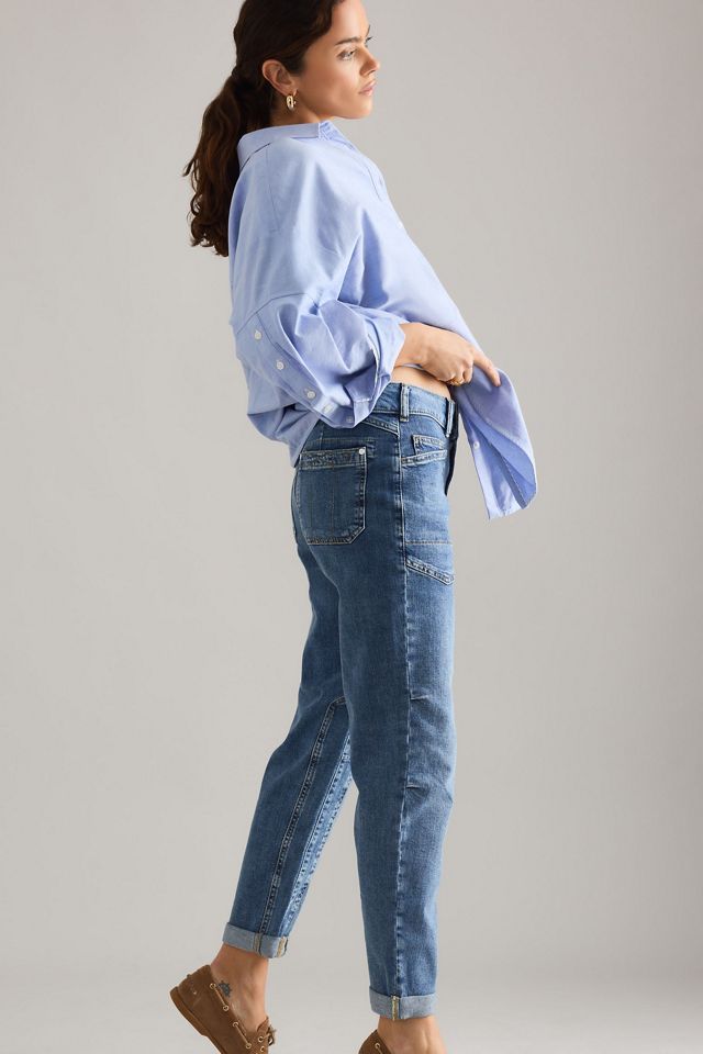 Wanderer Mid-Rise Relaxed Jeans by Pilcro #12