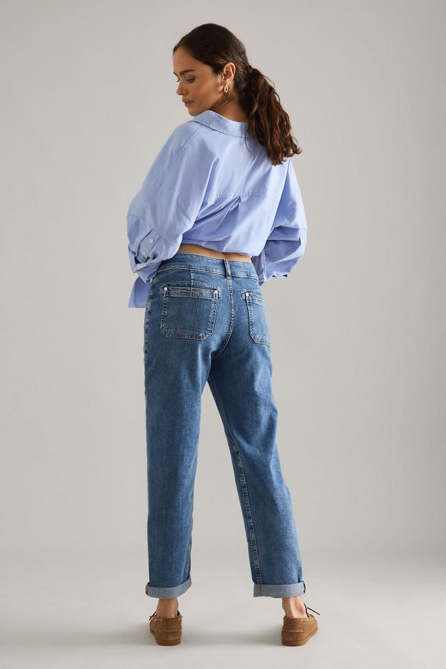 Wanderer Mid-Rise Relaxed Jeans by Pilcro #15