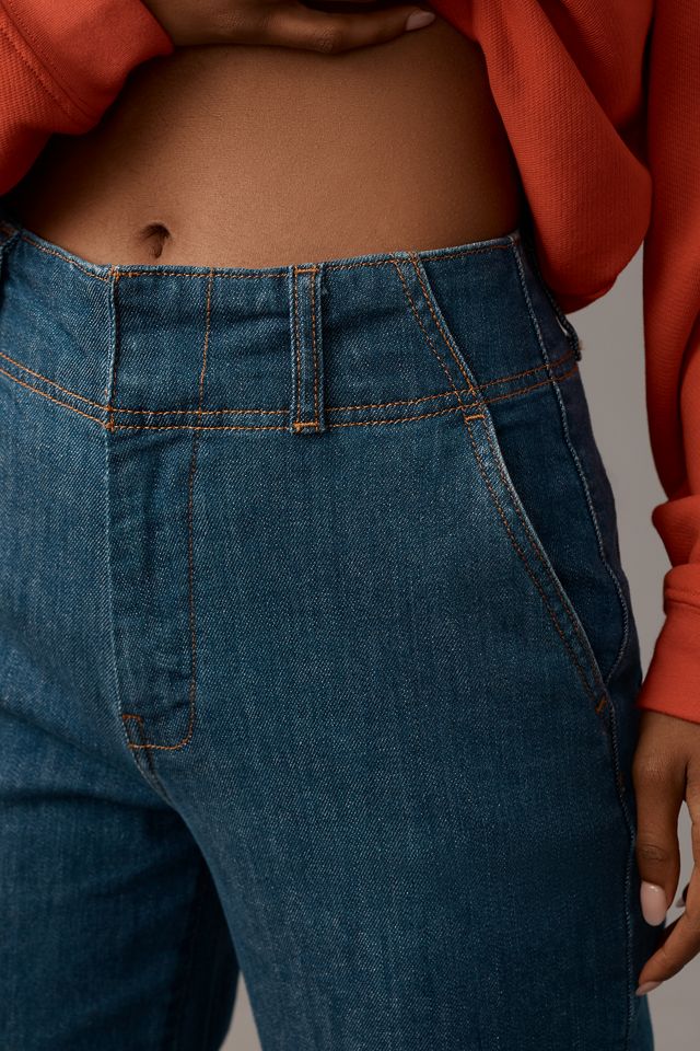 The Maisy Relaxed Cuff Mid-Rise Straight-Leg Jeans by Pilcro #2